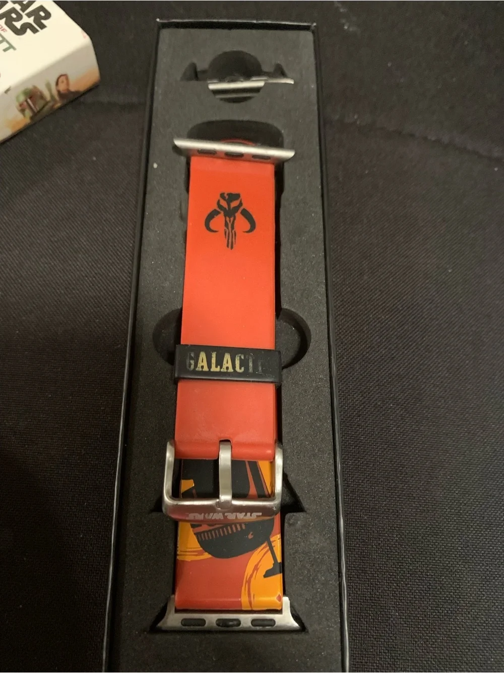 Star Wars Boba Fett Orange and Yellow Silicone Watch Band for Apple Watch